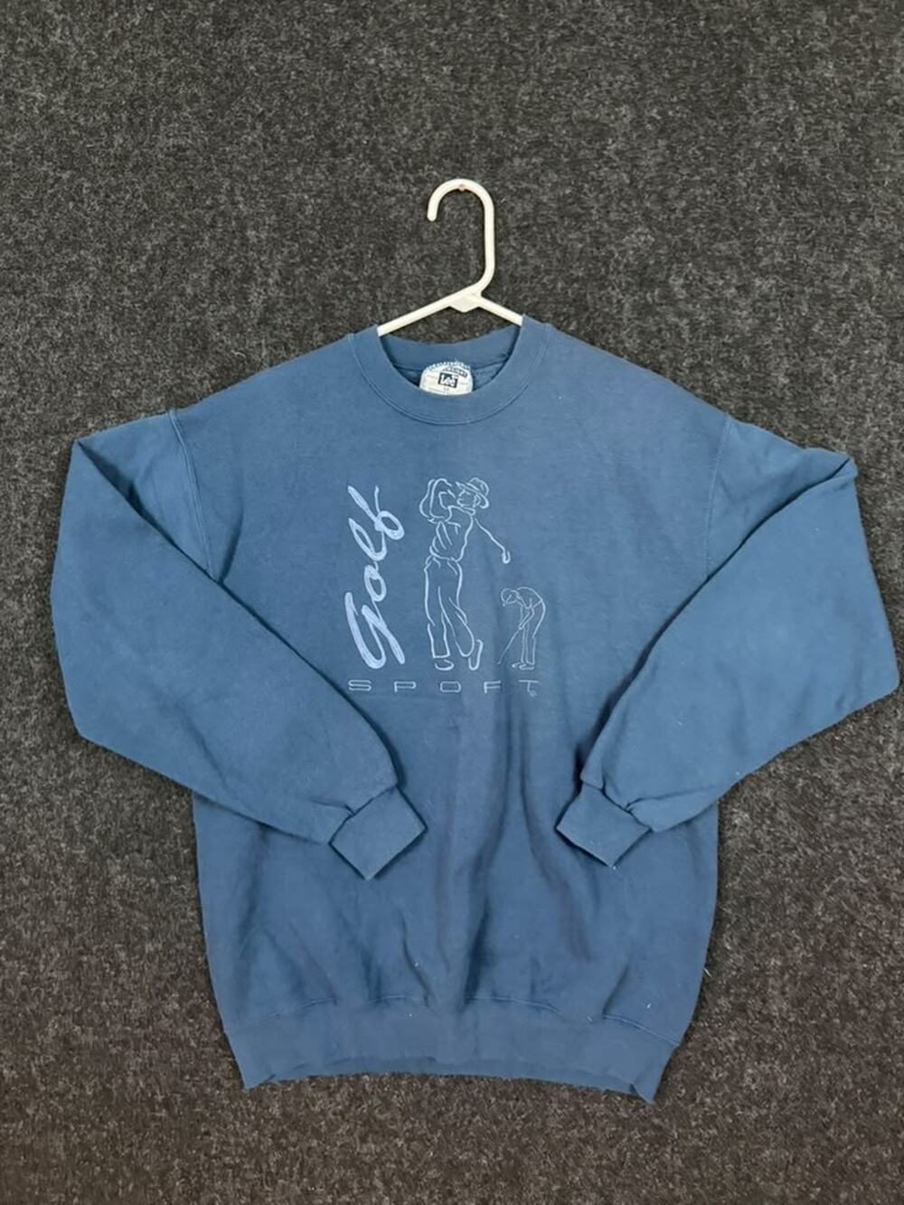 Vintage Lee Heavyweight Golf Sport Sweatshirt Men's M Blue 90s Crewneck